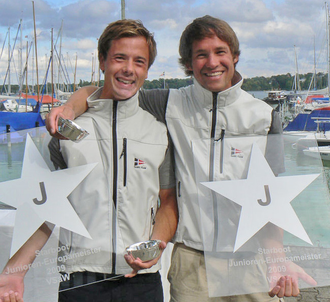 Winner of the 2009 Junior European Championship on Lake Wannsee Berlin: Malte Kamrath and Jens Steinborn