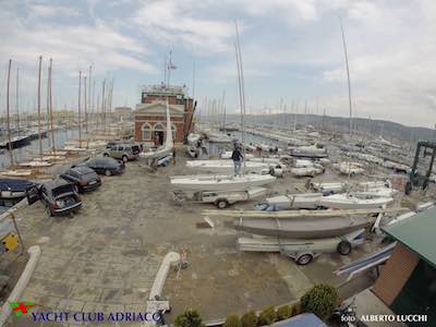 Stars at Yacht Club Adriaco. photo by Alberto Lucchi