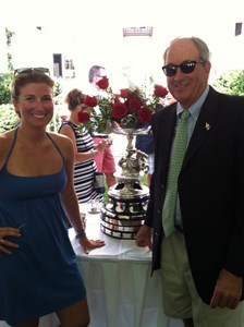 Tom and Sarah Price winners of the Chesapeake Bay Lipton Trophy