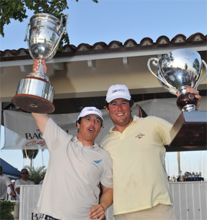 Winners Afonso Domingos and Bernardo Santos