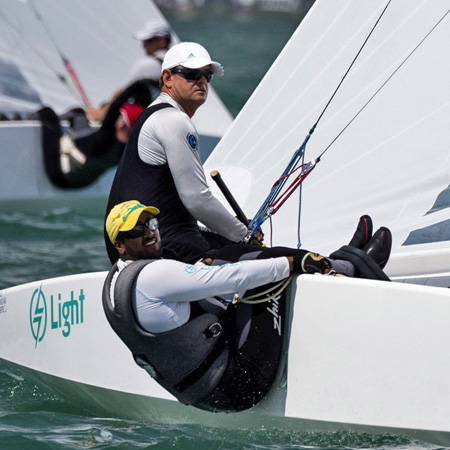 Lars Grael and Samuel Goncalves. Photo by Cory Silken