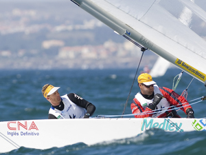 2007 World Champions Robert Scheidt and Bruno Prada, photo by Fried Elliott